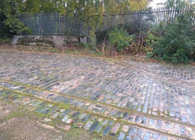 wet cobbles